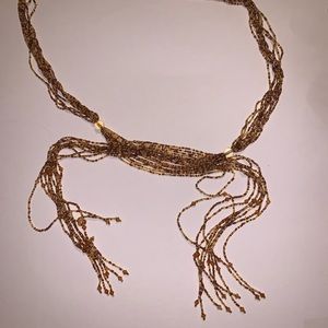 Seed Bead Boho Belt or Necklace XL Long
